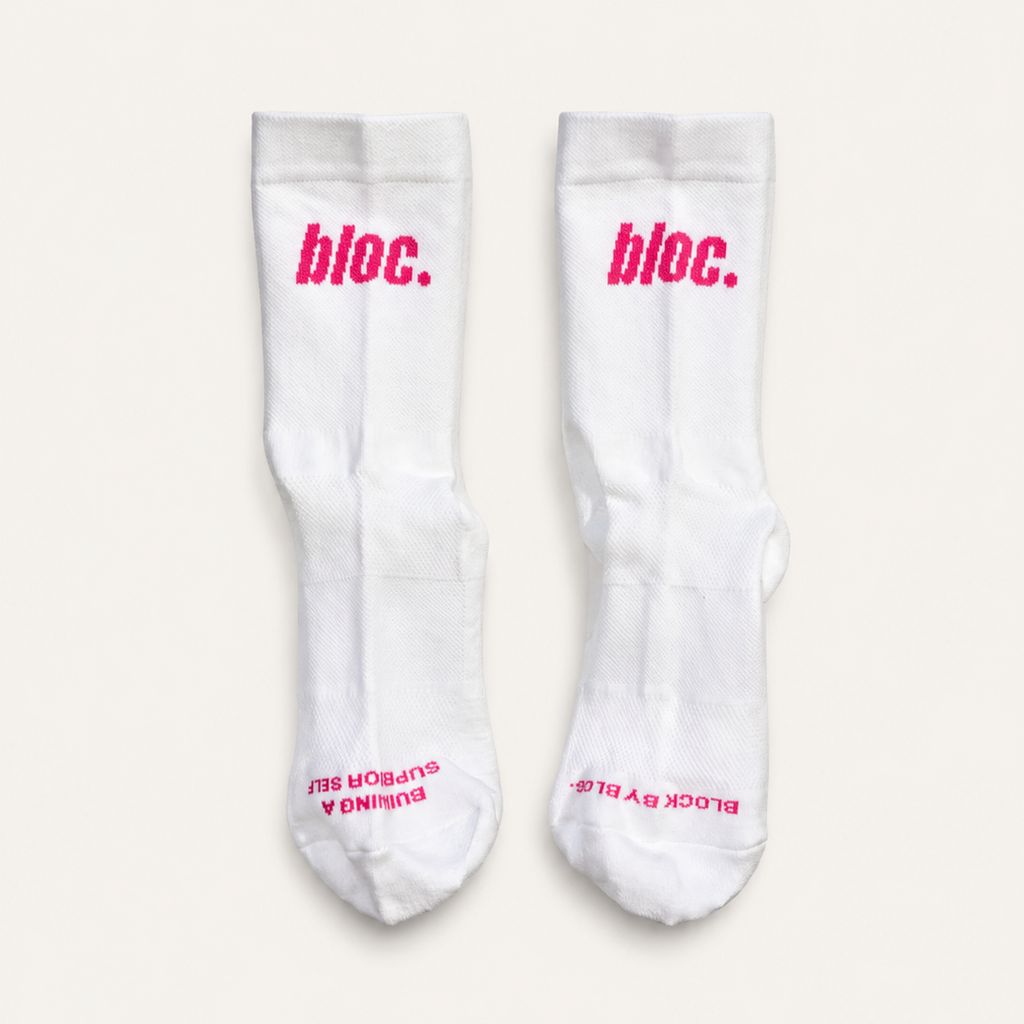 BLOC 02 | PERFORMANCE SOCKS-WHT