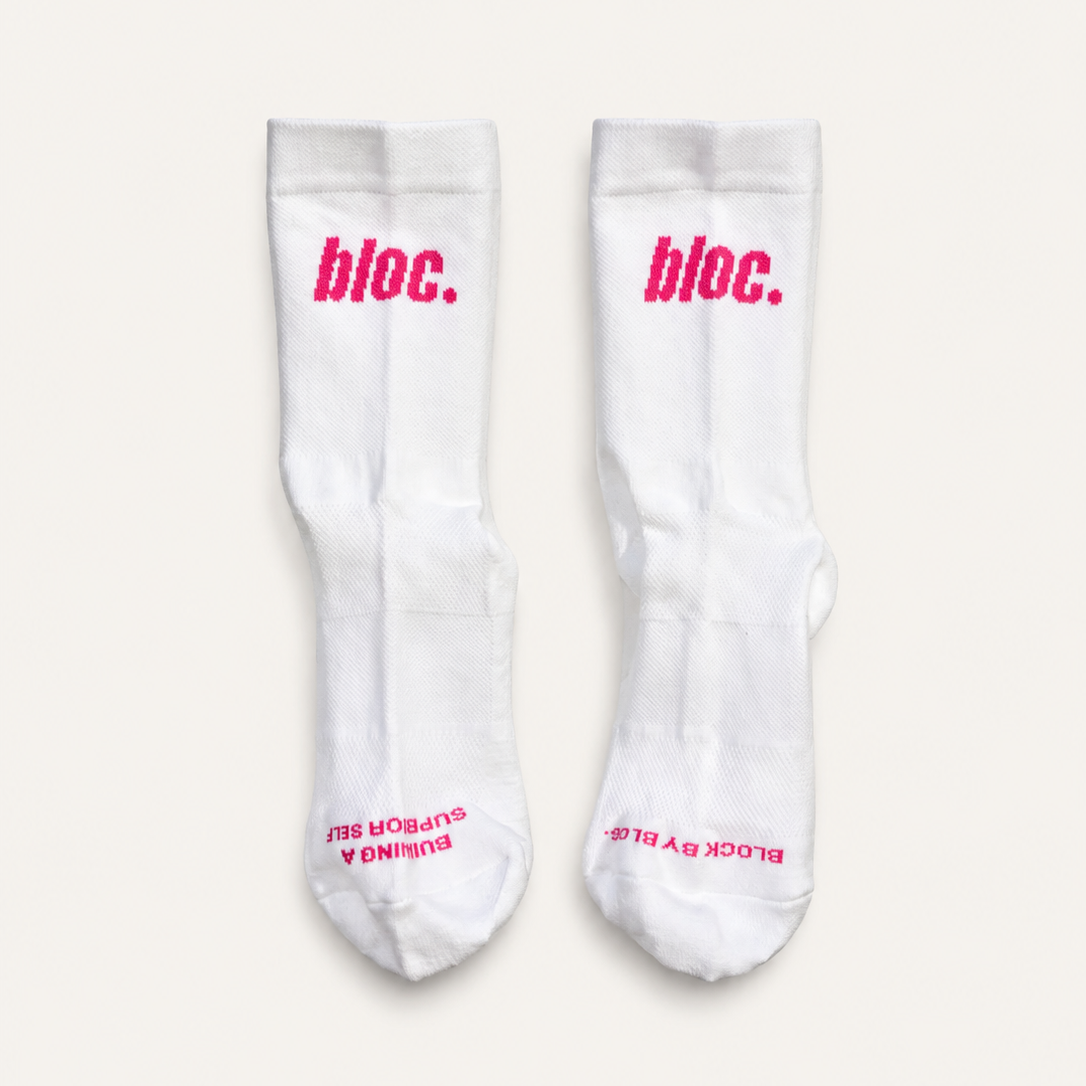 BLOC 02 | PERFORMANCE SOCKS-WHT