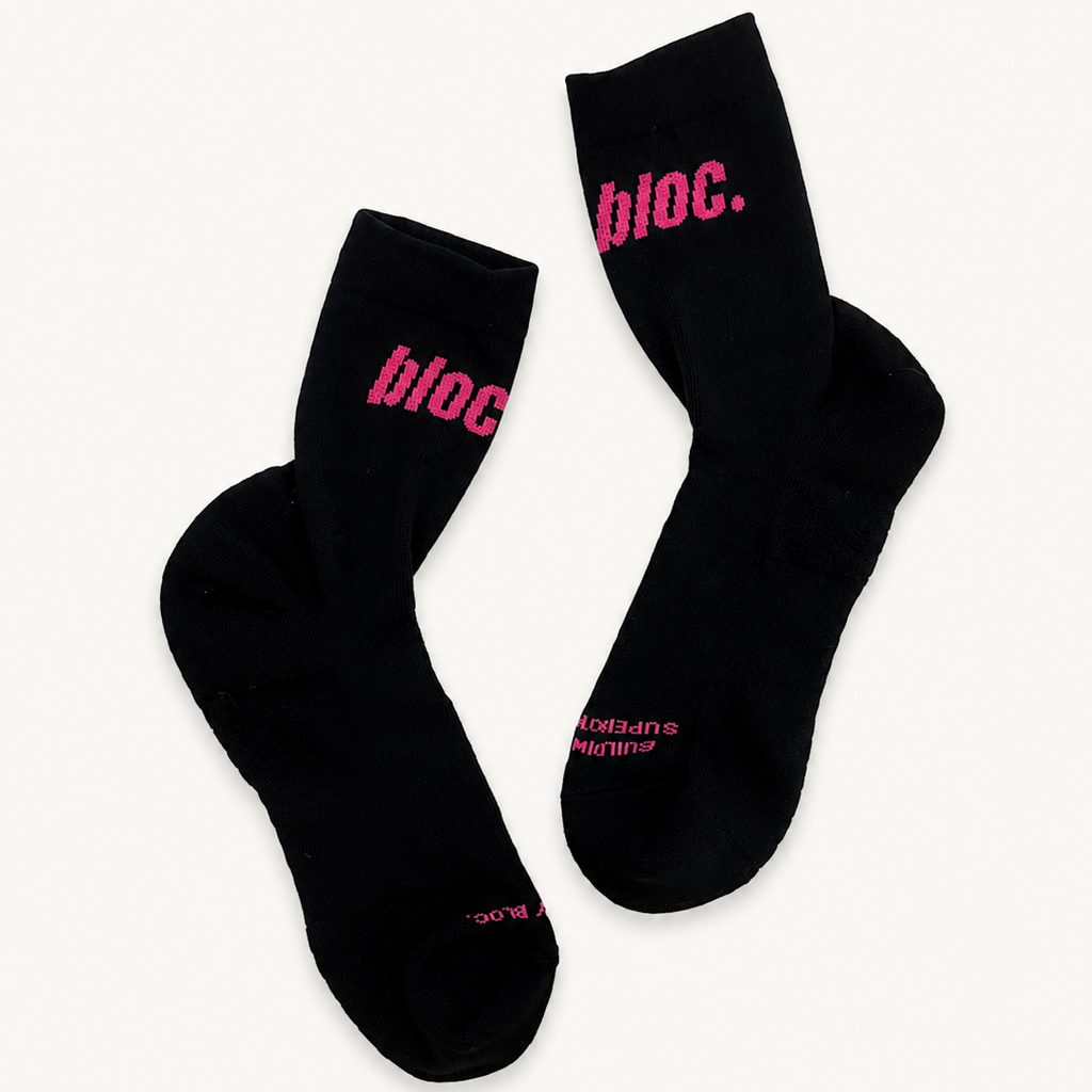 BLOC 02 | PERFORMANCE SOCKS-BLK