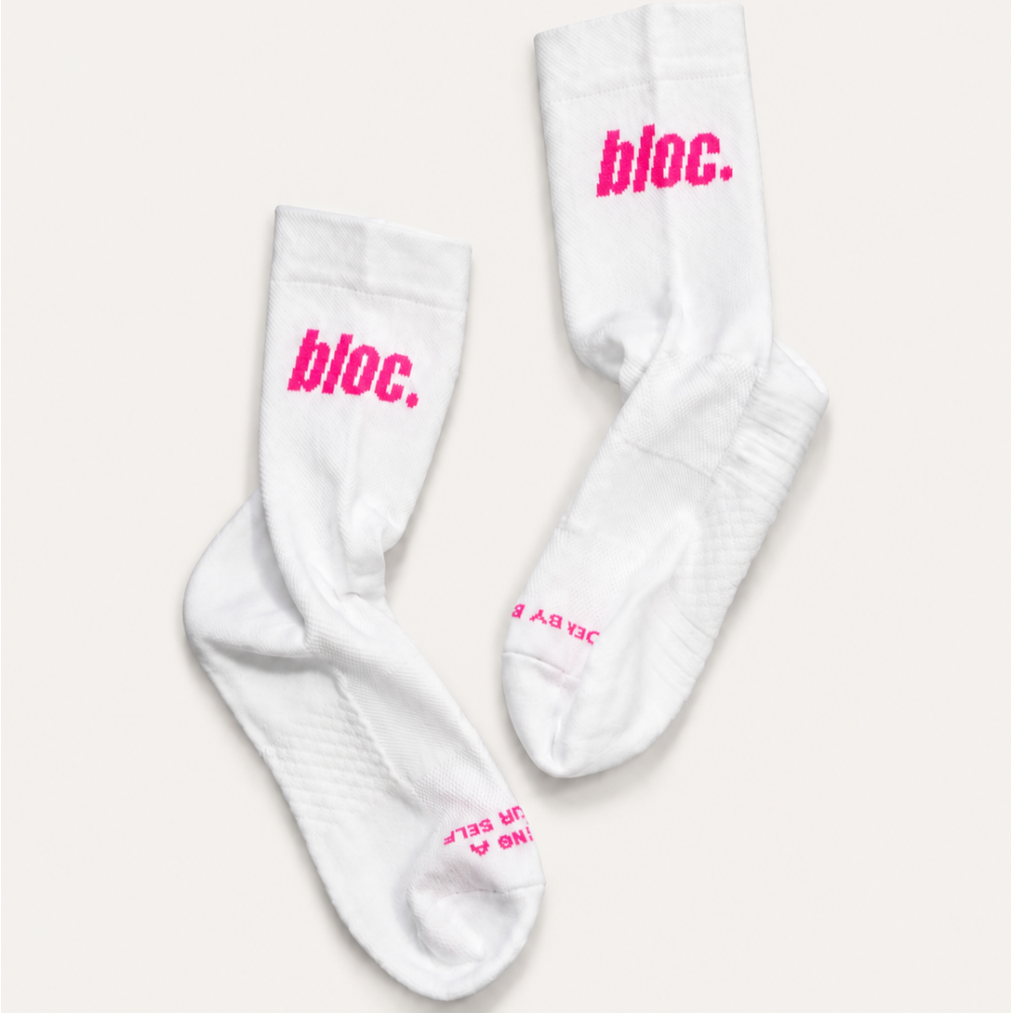 BLOC 02 | PERFORMANCE SOCKS-WHT